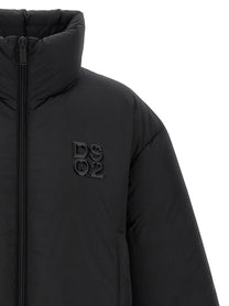 Dsquared2 Ball Nylon Puffer Down Jacket Black