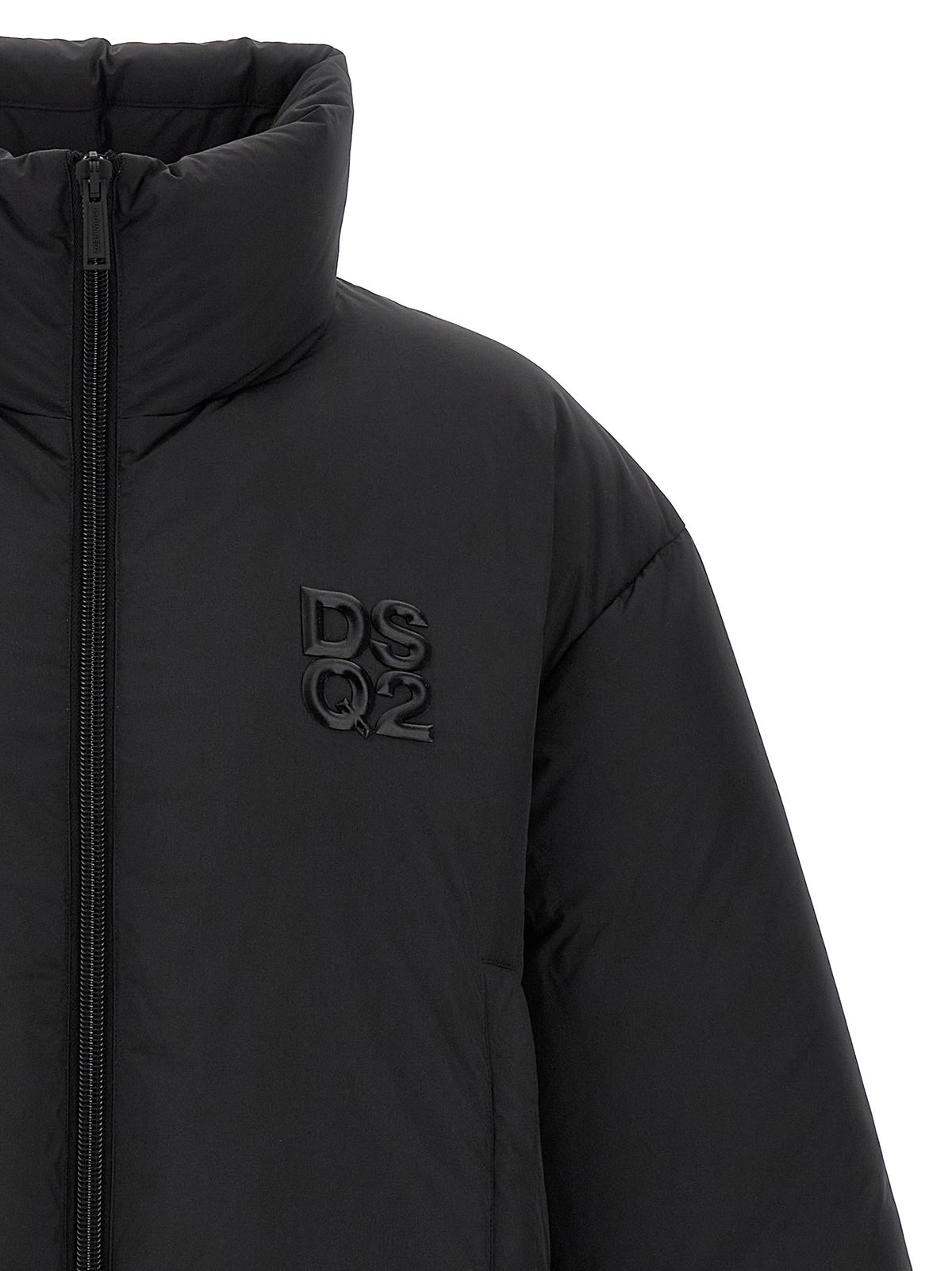 Dsquared2 Ball Nylon Puffer Down Jacket Black