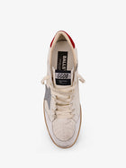 Golden Goose Men's Ball Star Distressed Leather Sneakers White, view 5