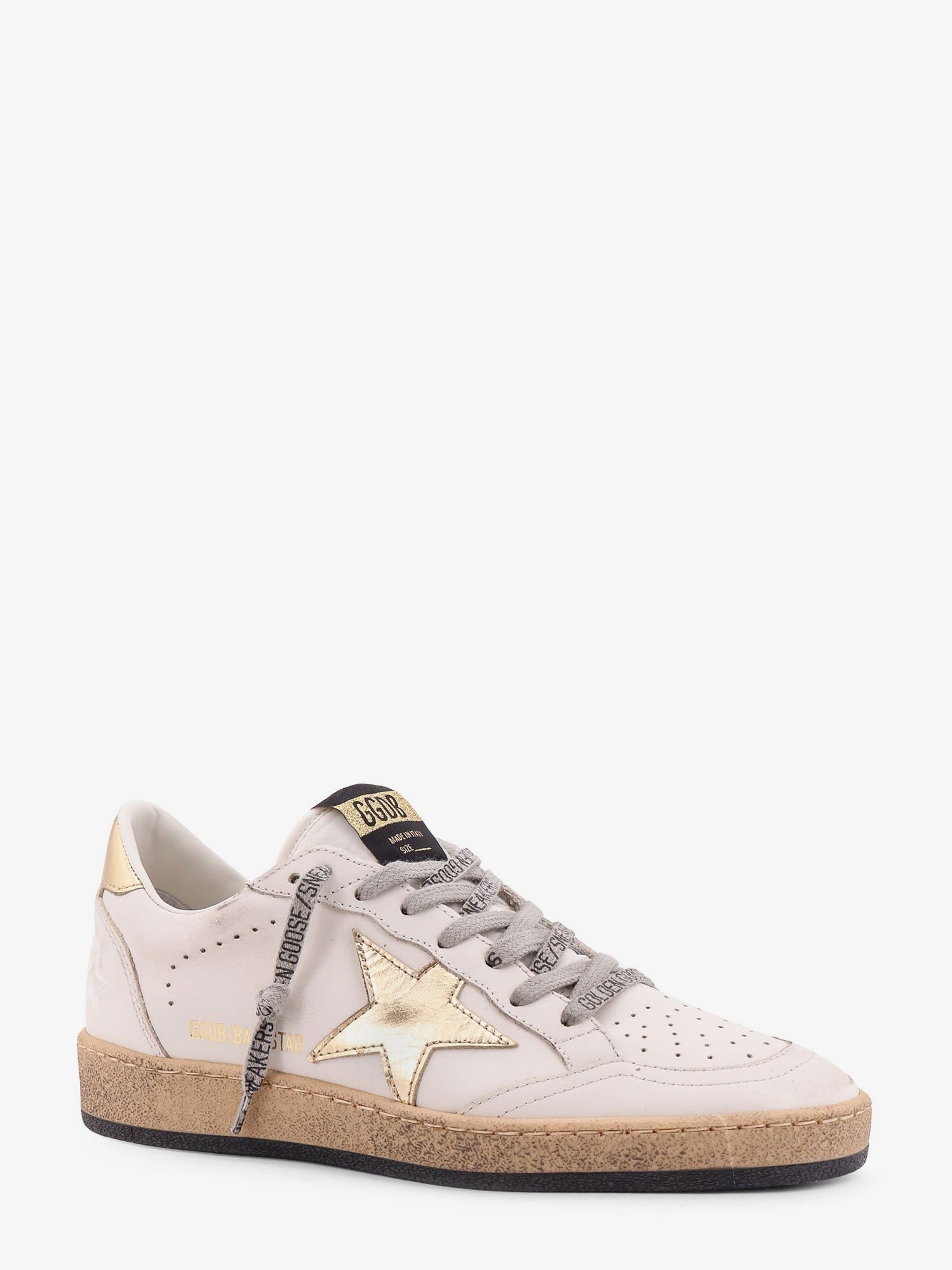 Golden Goose Women's Ball Star Leather Sneakers White