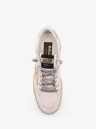 Golden Goose Women's Ball Star Leather Sneakers White, view 5