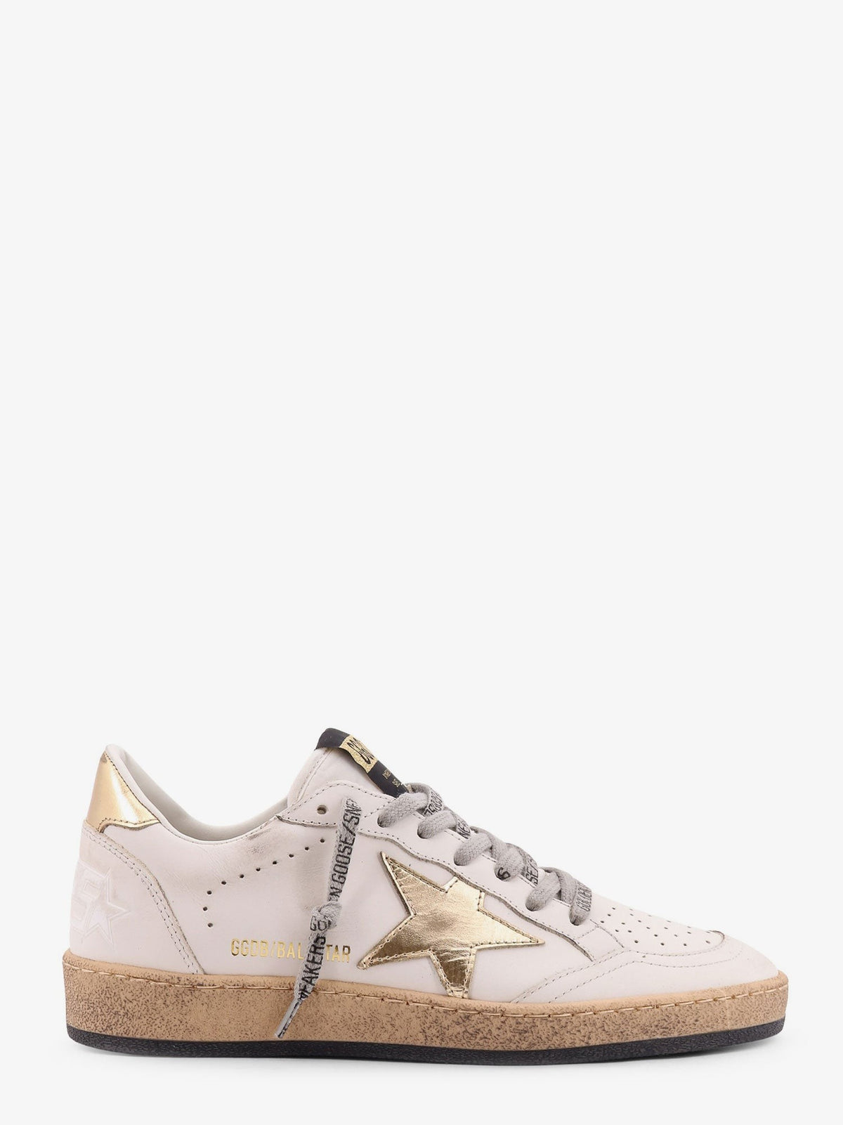 Golden Goose Women's Ball Star Leather Sneakers White