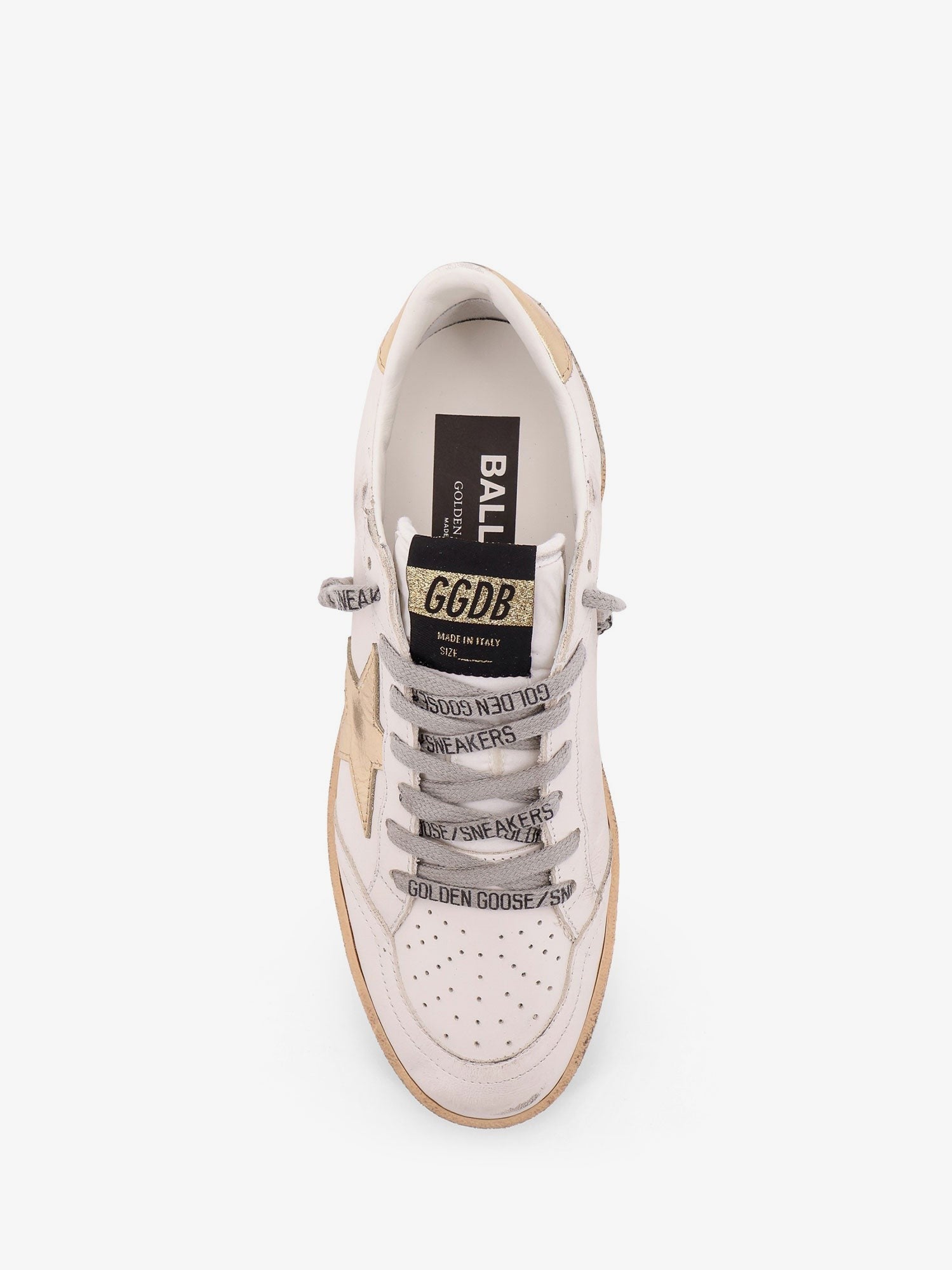 Golden Goose Women's Ball Star Leather Sneakers White