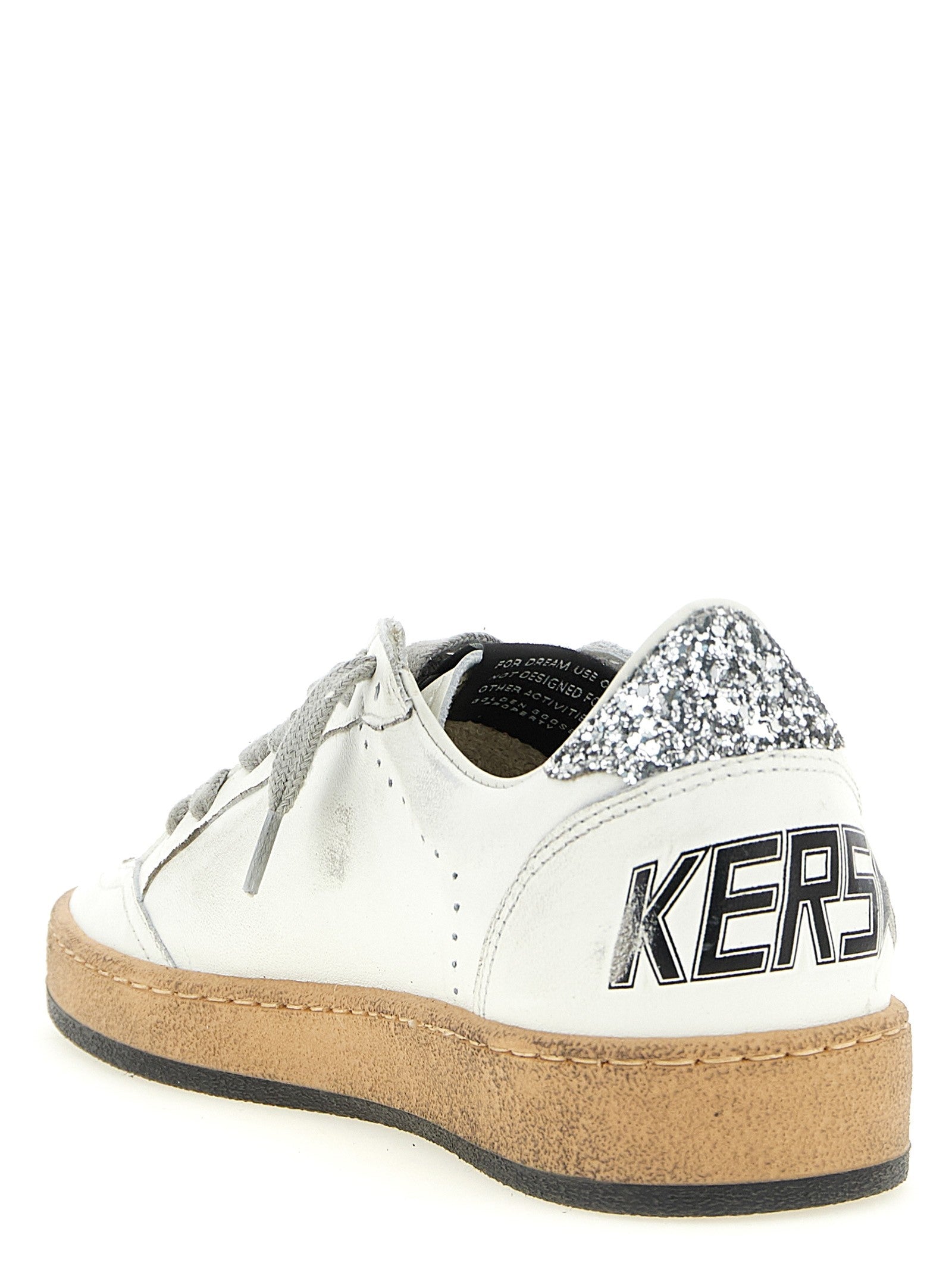 Golden Goose Ball Star Sneakers Silver