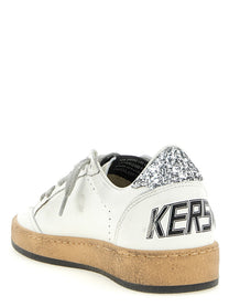 Golden Goose Ball Star Sneakers Silver