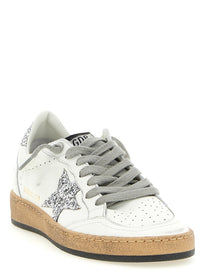 Golden Goose Ball Star Sneakers Silver