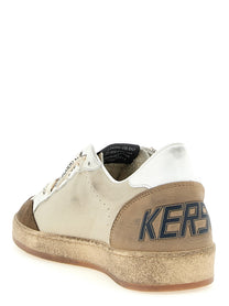 Golden Goose Ball Star Sneakers Gold
