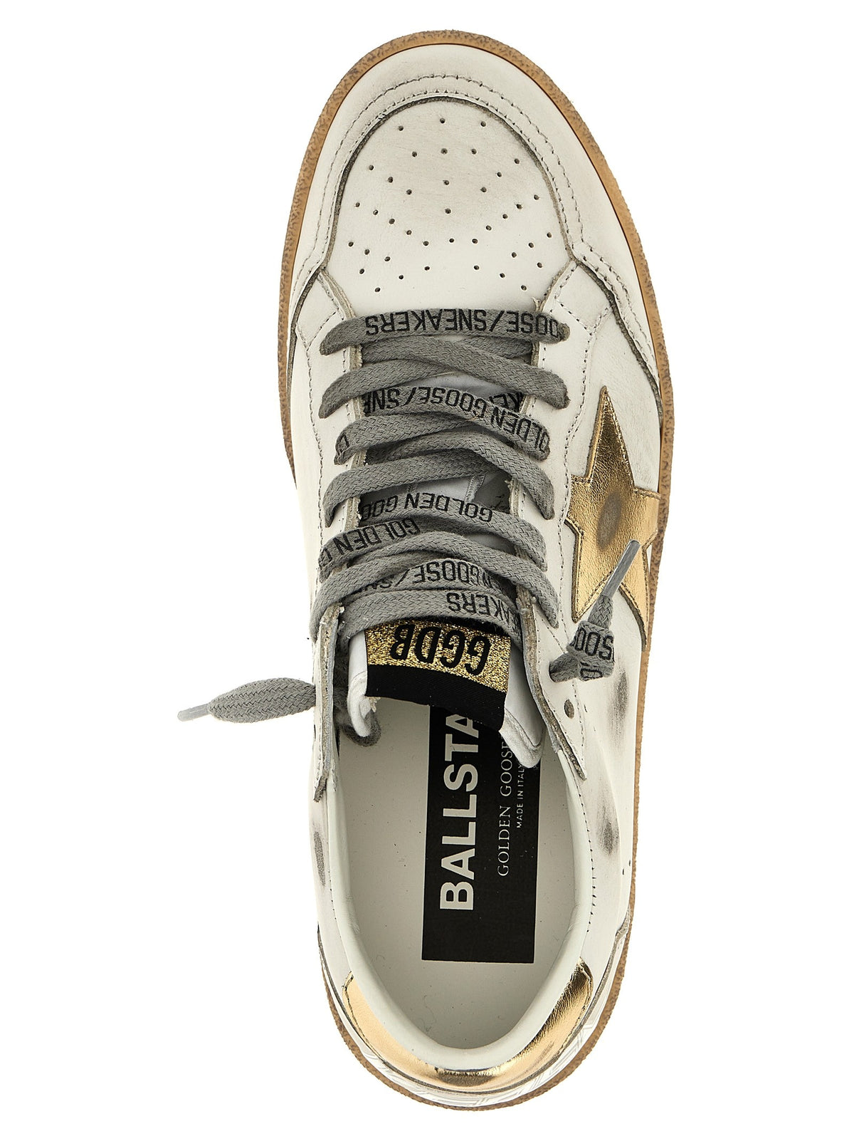 Golden Goose Ball Star Sneakers Gold, view 5