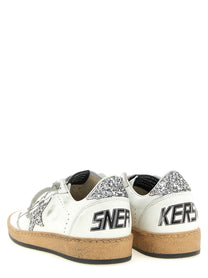 Golden Goose Ball Star Sneakers Silver