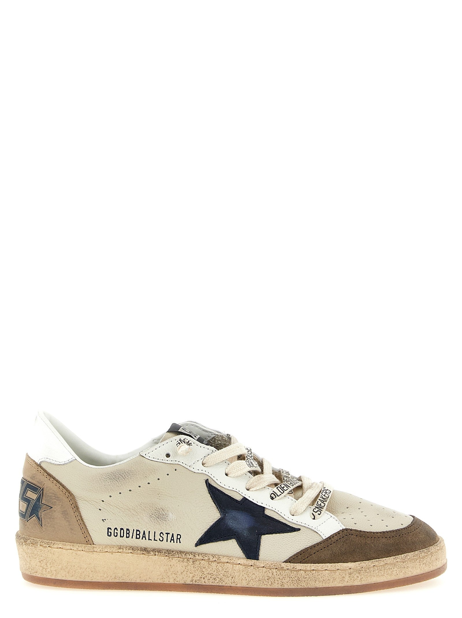 Golden Goose Ball Star Sneakers Gold