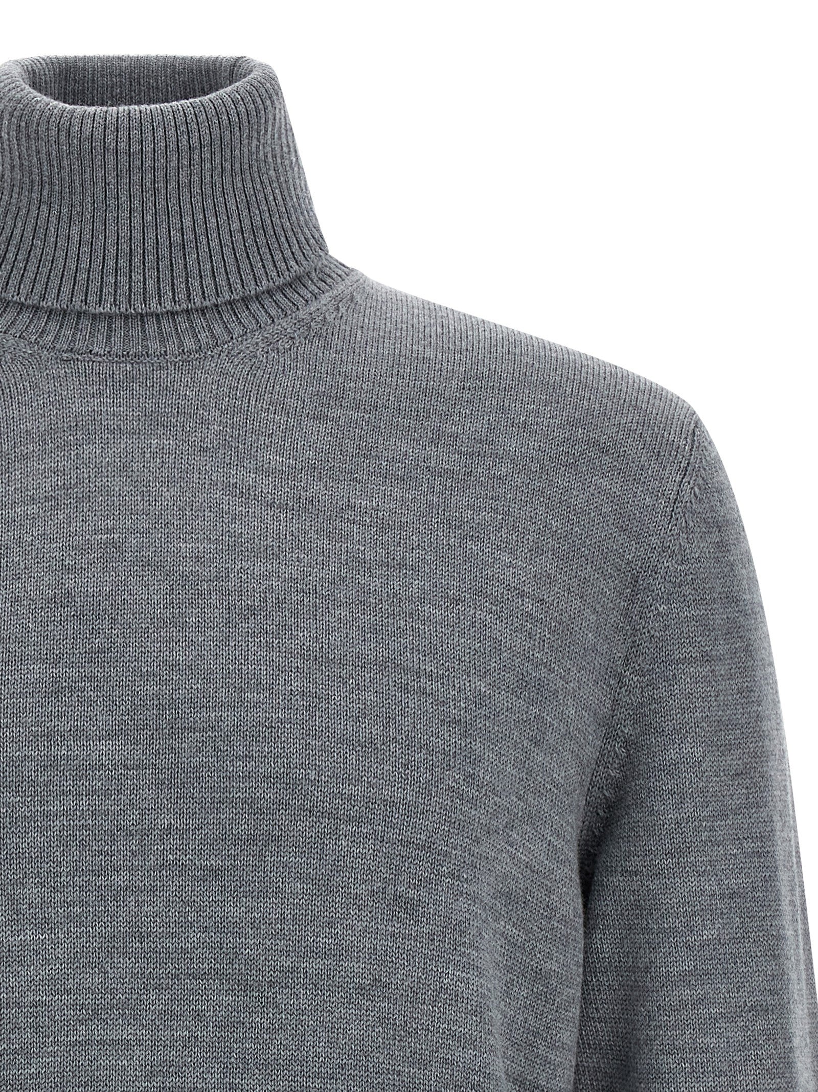 BALLANTYNE - BALLANTYNE - Wool turtleneck sweater - Men’s Knitwear