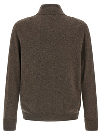 BALLANTYNE - BALLANTYNE - Cardigan Argyle - Men’s Knitwear