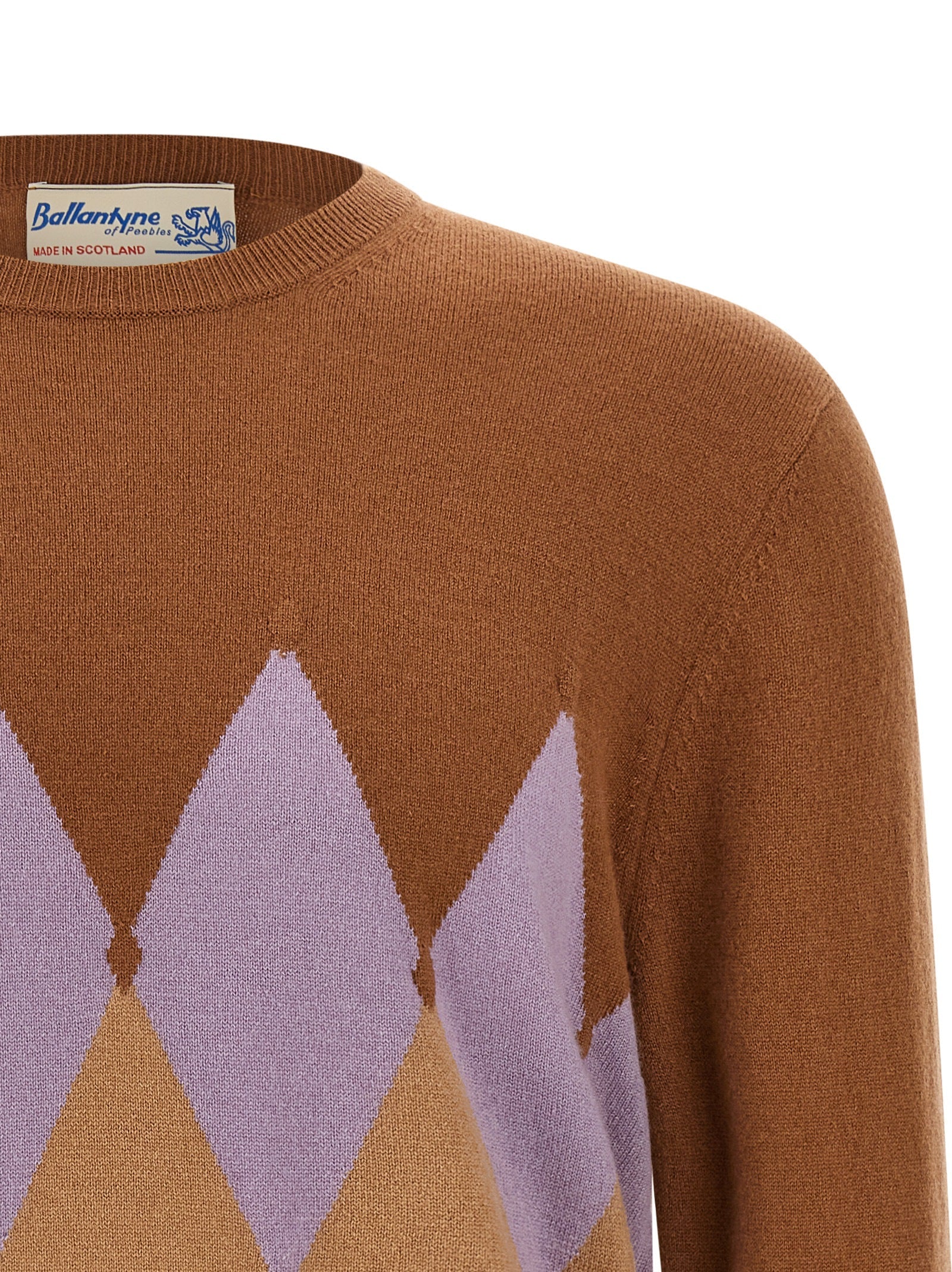 BALLANTYNE - BALLANTYNE - Argyle sweater - Men’s Knitwear