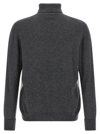 BALLANTYNE - BALLANTYNE - Argyle turtleneck - Men’s Knitwear