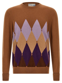 BALLANTYNE - BALLANTYNE - Argyle sweater - Men’s Knitwear