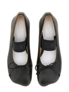 MM6 Maison Margiela Women's Anatomic Ballet Flats Black, view 6