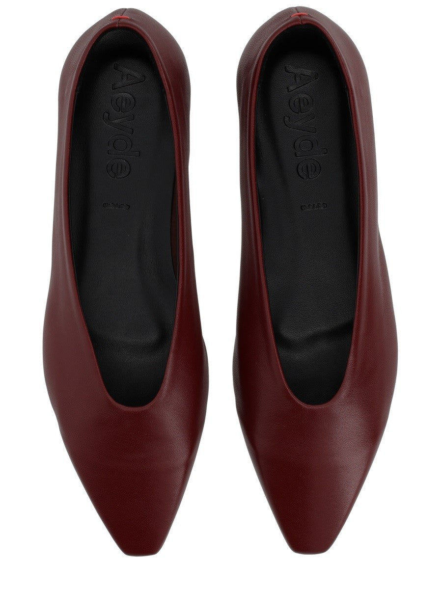 Aeyde Women's Ballerina Betty Red Aeyde