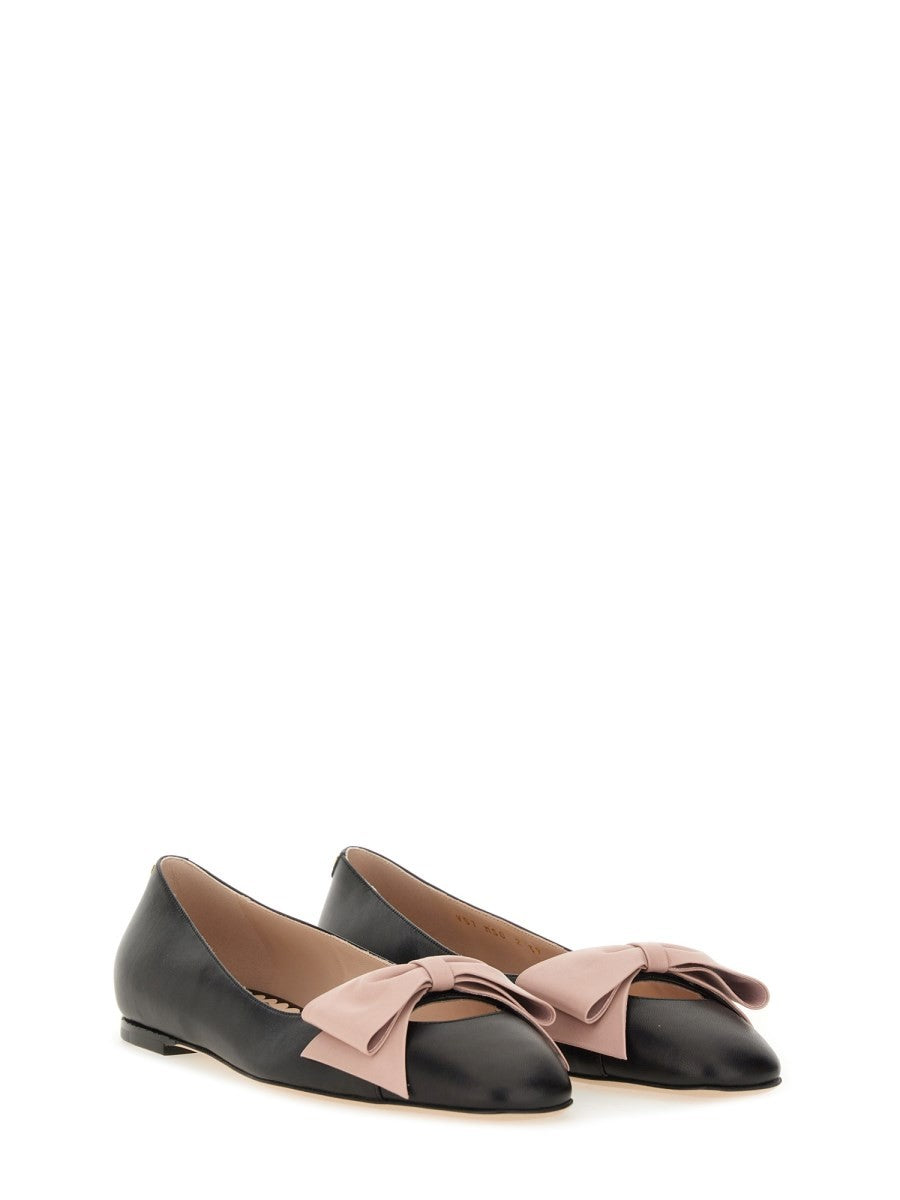 Valentino Women's Ballerina Bowow Black