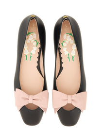 Valentino Women's Ballerina Bowow Black
