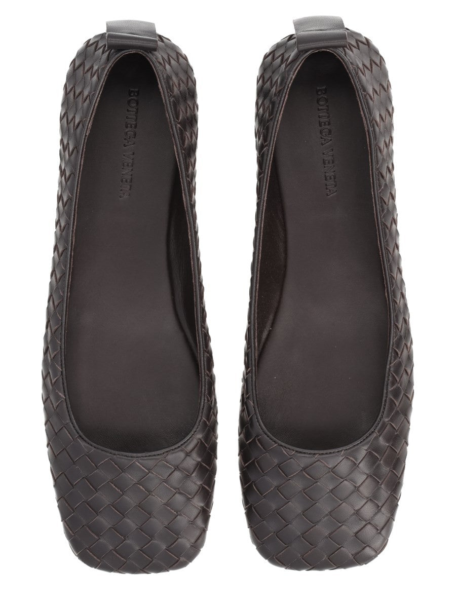 Bottega Veneta Women's Ballerina Charlotte Brown