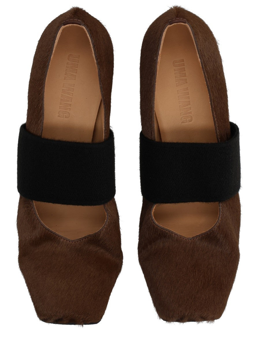 Uma Wang Women's Coi Tacchi Ballet Flats Beige