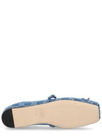 Gucci Women's Ballerina Con Morsetto Blue