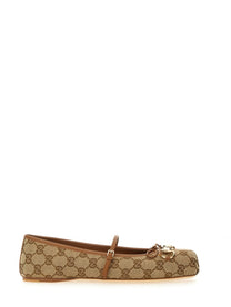 Gucci Women's Ballerina Con Morsetto Beige