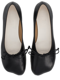 MM6 Maison Margiela Women's Ballerina Con Punta Anatomica Black