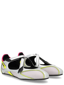 The Attico Women's Ballerina FLOOR01 Silver