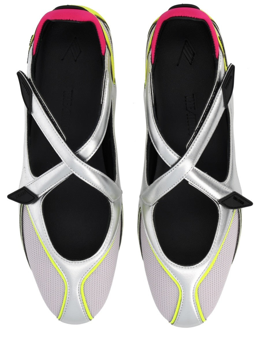 The Attico Women's Ballerina FLOOR01 Silver
