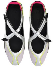 The Attico Women's Ballerina FLOOR01 Silver