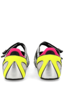 The Attico Women's Ballerina FLOOR01 Silver