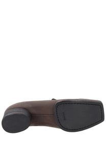 Uma Wang Women's Leather Ballet Flats Brown