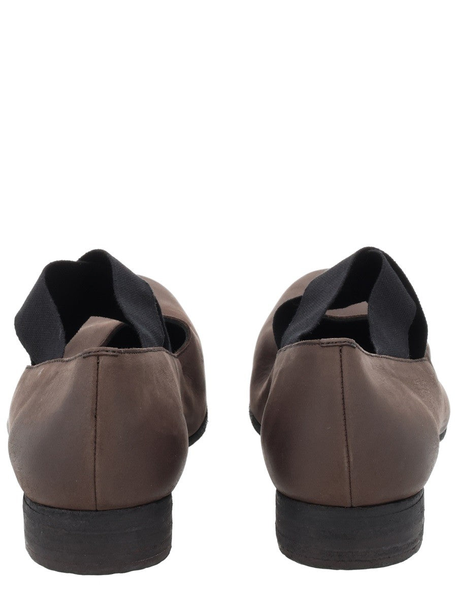 Uma Wang Women's Ballerina in Pelle Brown