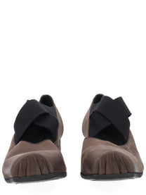 Uma Wang Women's Ballerina in Pelle Brown