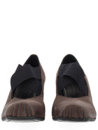 Uma Wang Women's Leather Ballet Flats Brown