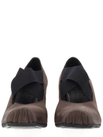 Uma Wang Women's Leather Ballet Flats Brown