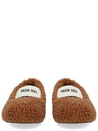 Moon Boot Women's Shearling Ballet Flats Brown, view 3