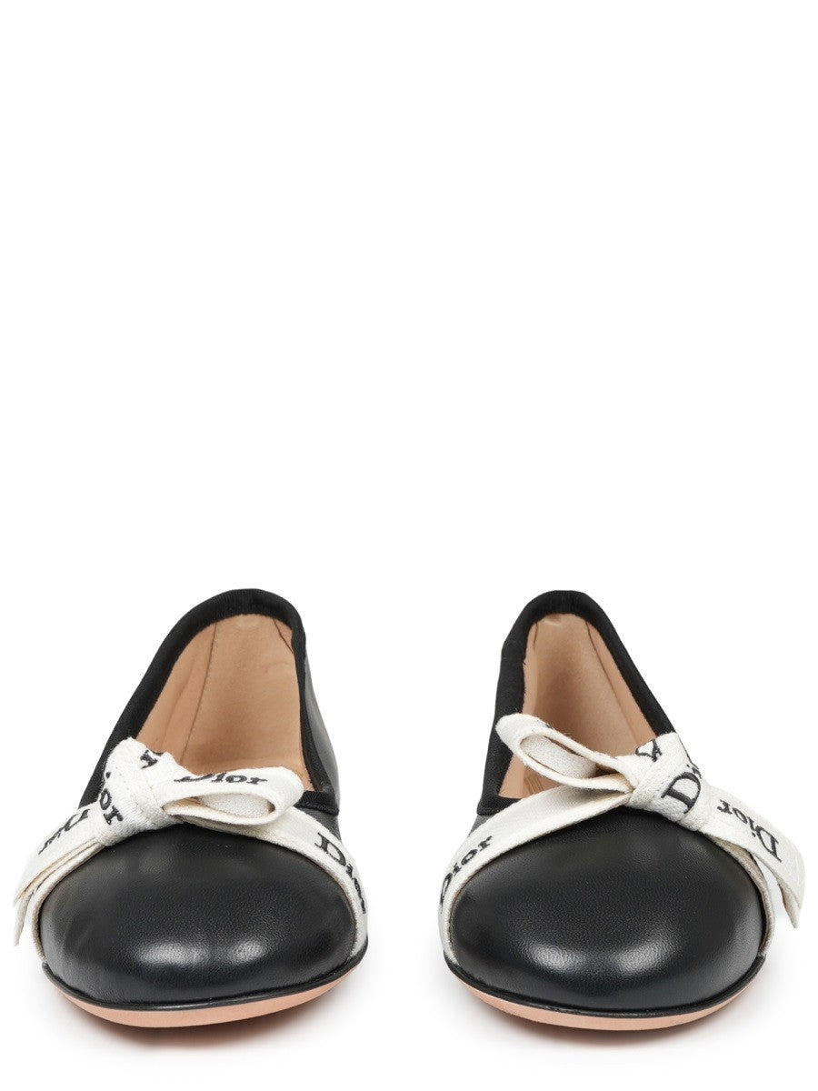 Dior Women's Ballerina Jadior in Pelle Black