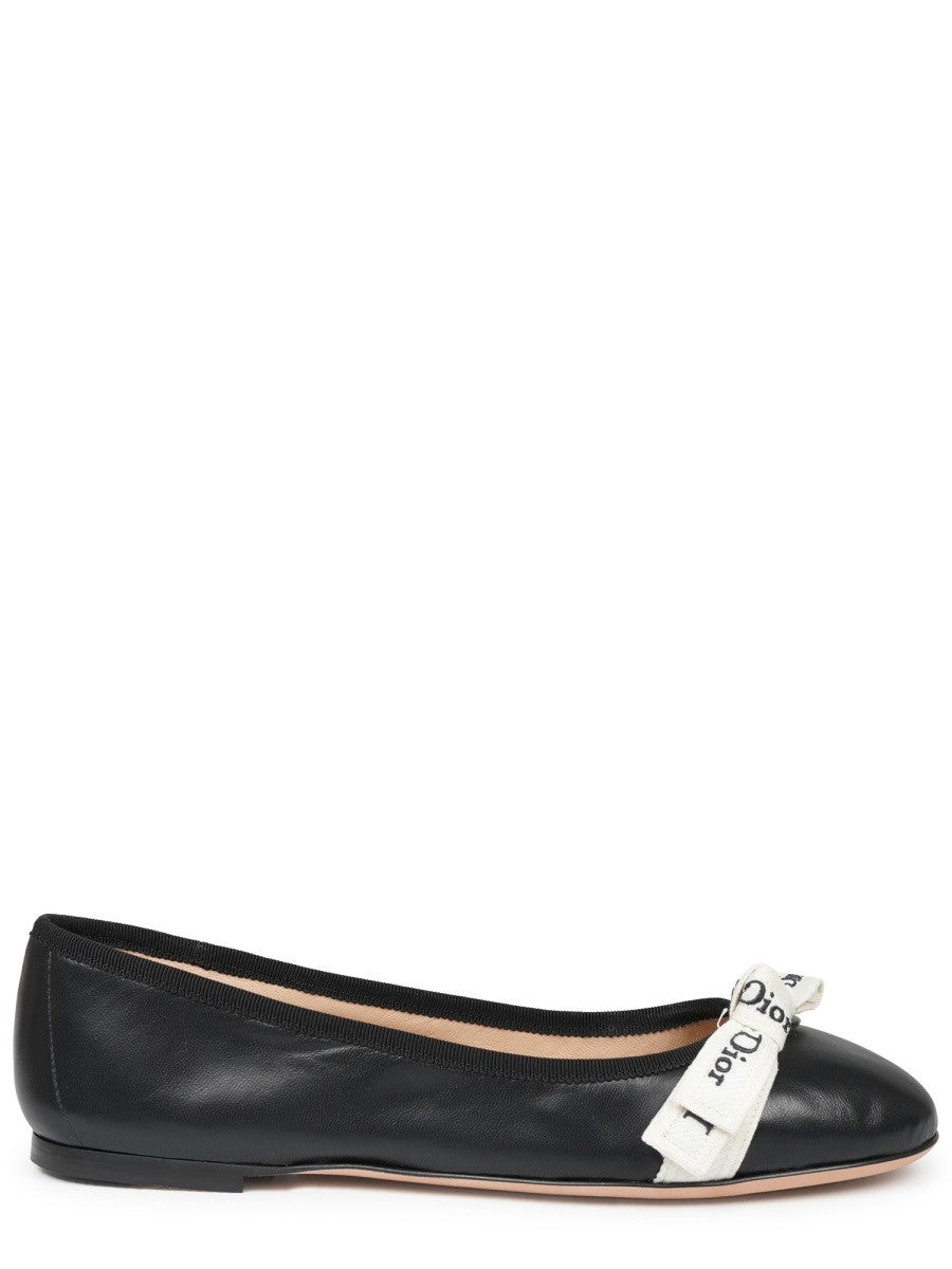 Dior Women's Ballerina Jadior in Pelle Black