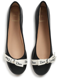 Dior Women's Ballerina Jadior in Pelle Black