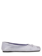 Marni Women's Little Bow Ballet Flats Silver