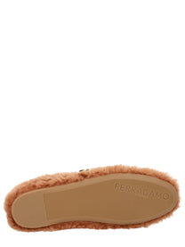 Ferragamo Women's Ballerina Love Ornament Beige