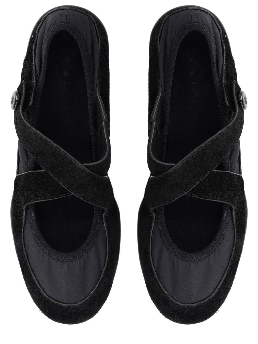 Tory Burch Women's Ballerina Romy Sport Mary Jane Black