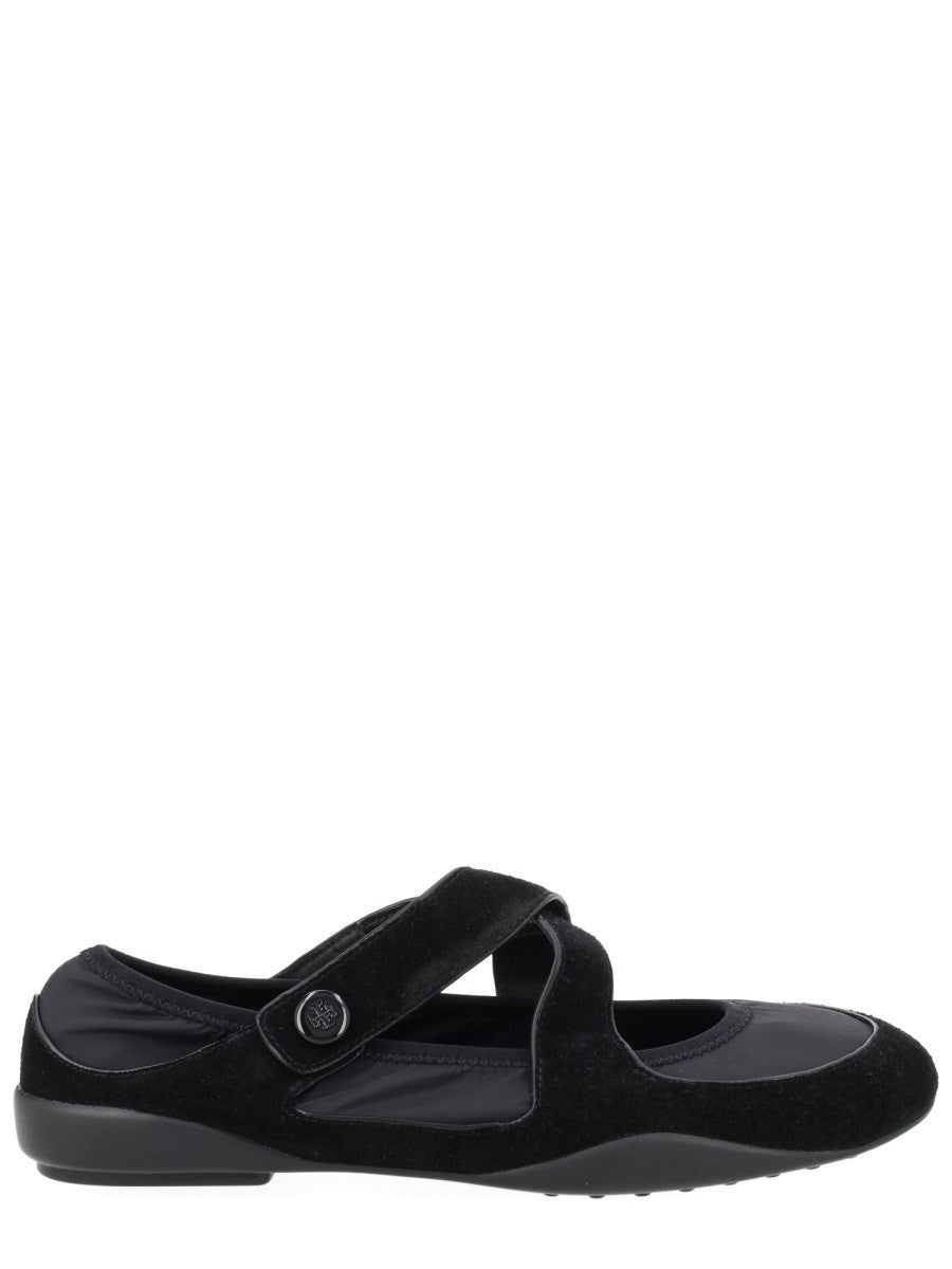 Tory Burch Women's Ballerina Romy Sport Mary Jane Black