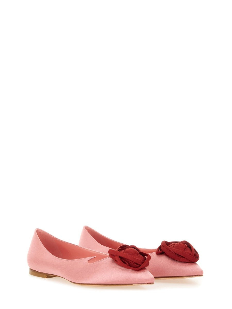 Roger Vivier Women's Ballerina Rose Vivier Blue
