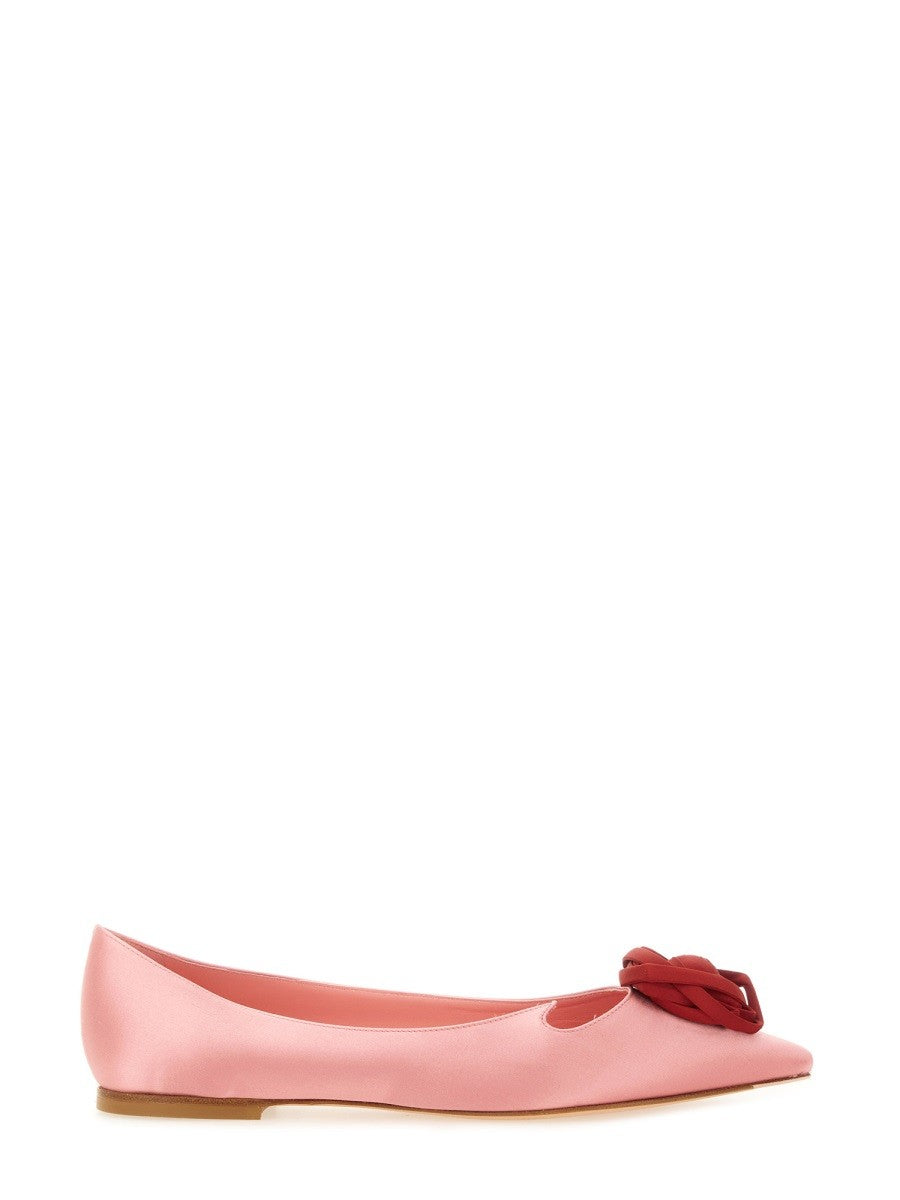 Roger Vivier Women's Ballerina Rose Vivier Blue