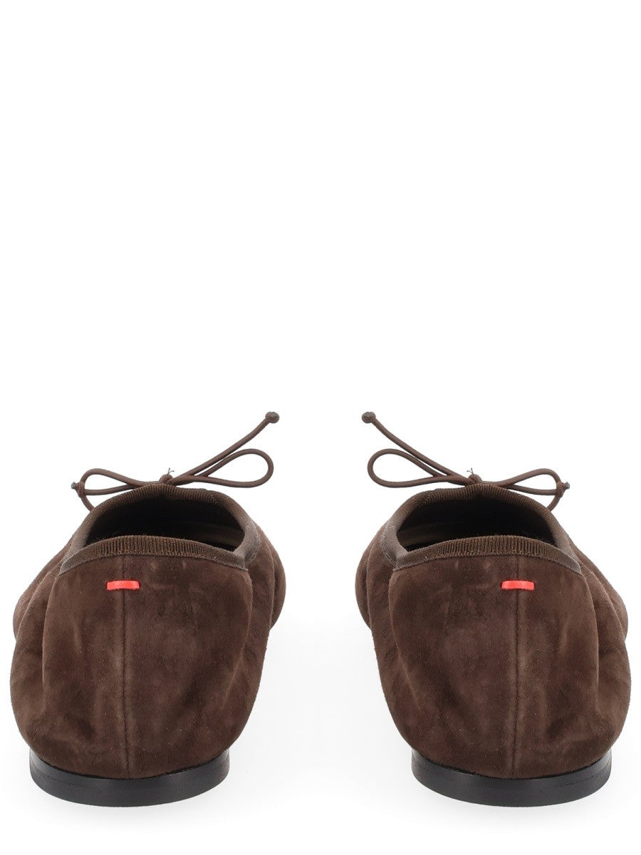 Aeyde Women's Ballerina Tiby Brown