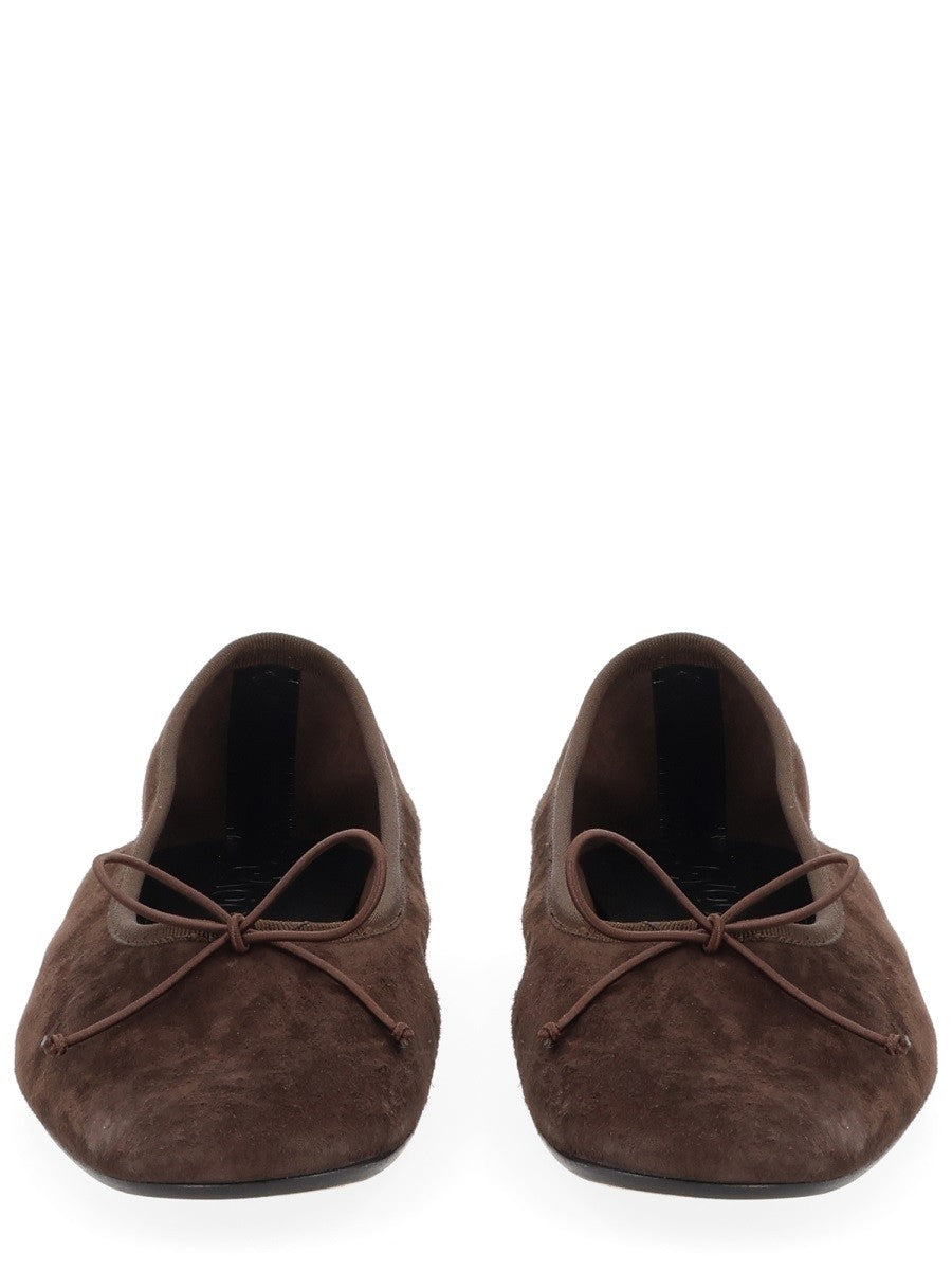 Aeyde Women's Ballerina Tiby Brown