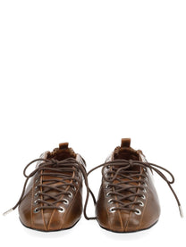 Ganni Women's Ballerina Brown